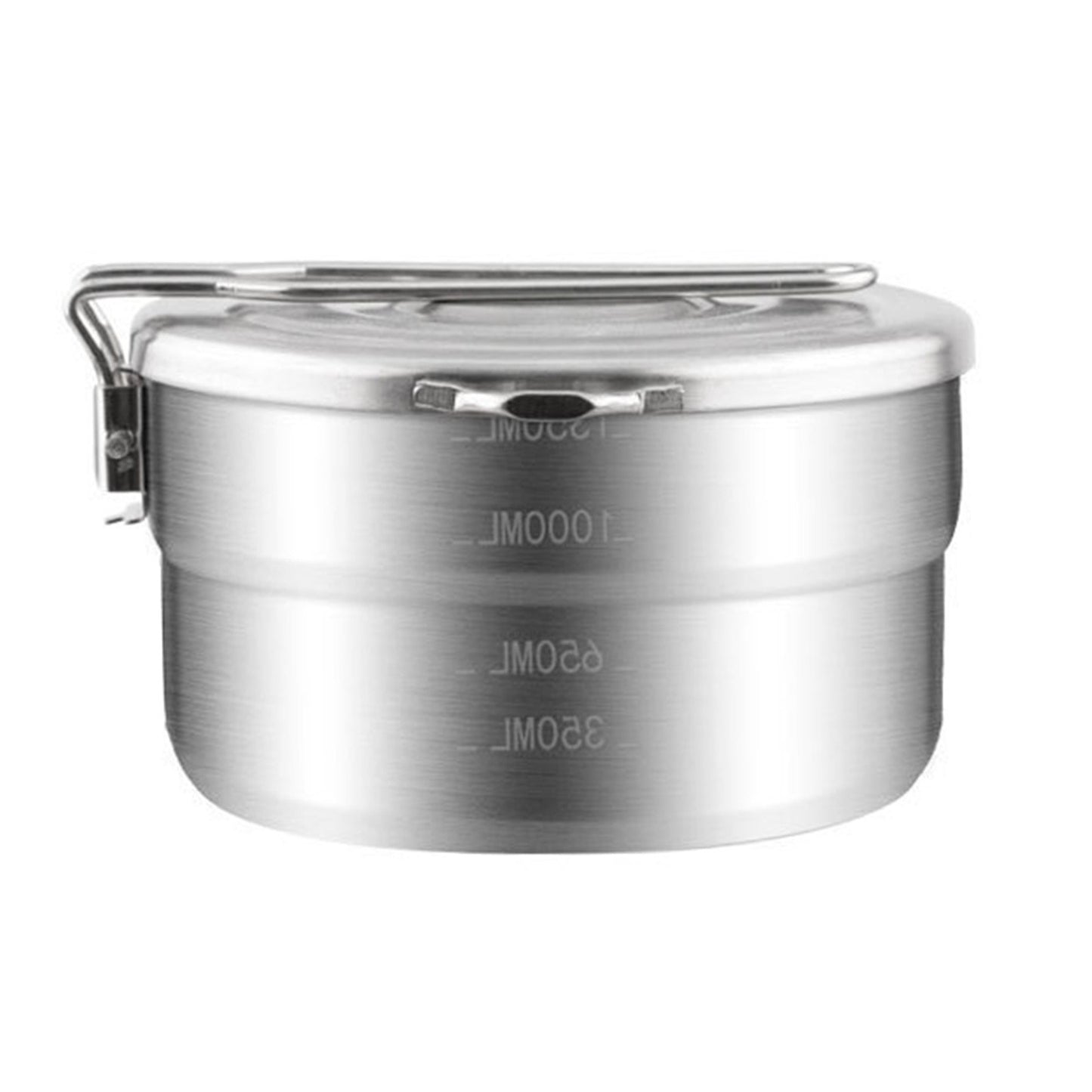 1.5L Stainless Steel Camping Pot with Storage Bag