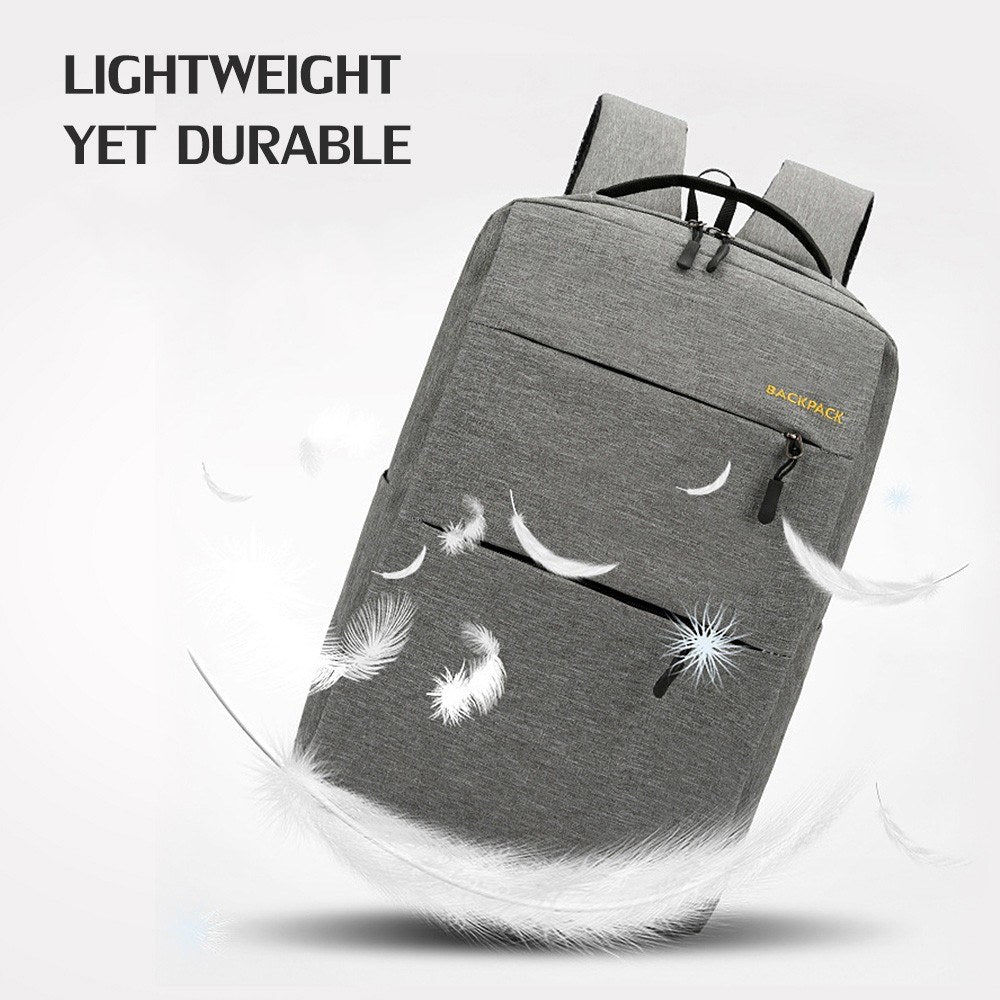 3-Piece Backpack Set: Water-Resistant Travel Laptop Bag with USB Charging - 16-Inch College & Hiking Daypack