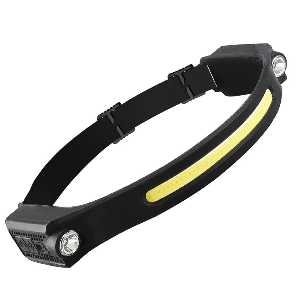Waterproof USB Rechargeable Lightweight Outdoor Headlamp Flashlight