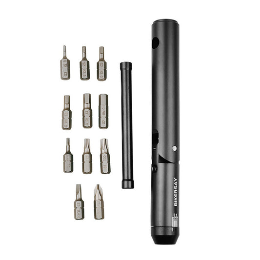 13-Piece Portable Bike Torque Wrench & Multi Bicycle Repair Tool Kit