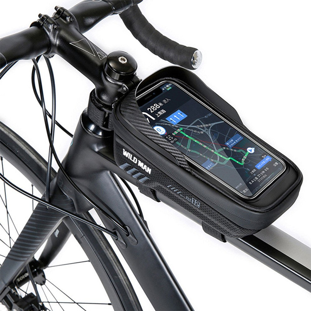 WILD MAN Waterproof Bike Phone Frame Bag