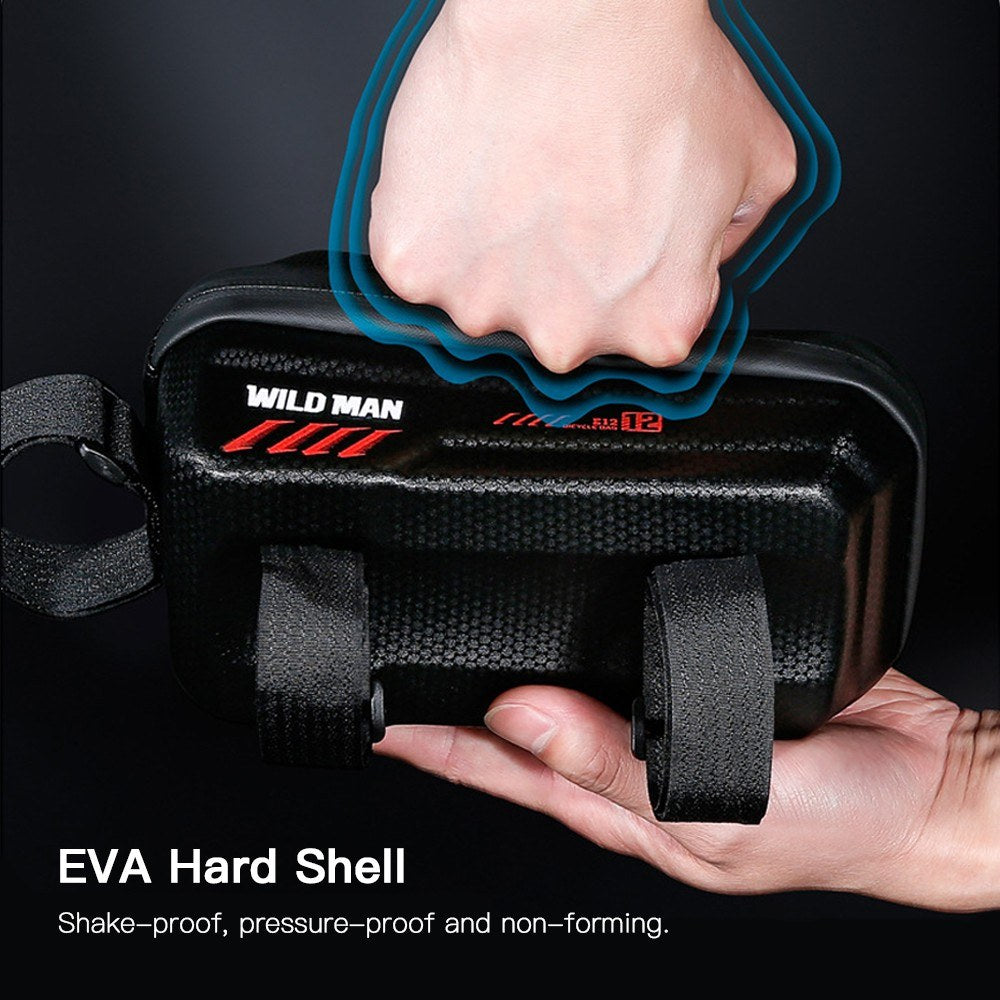 WILD MAN Waterproof Bike Phone Frame Bag