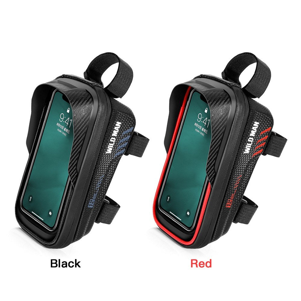 WILD MAN Waterproof Bike Phone Frame Bag