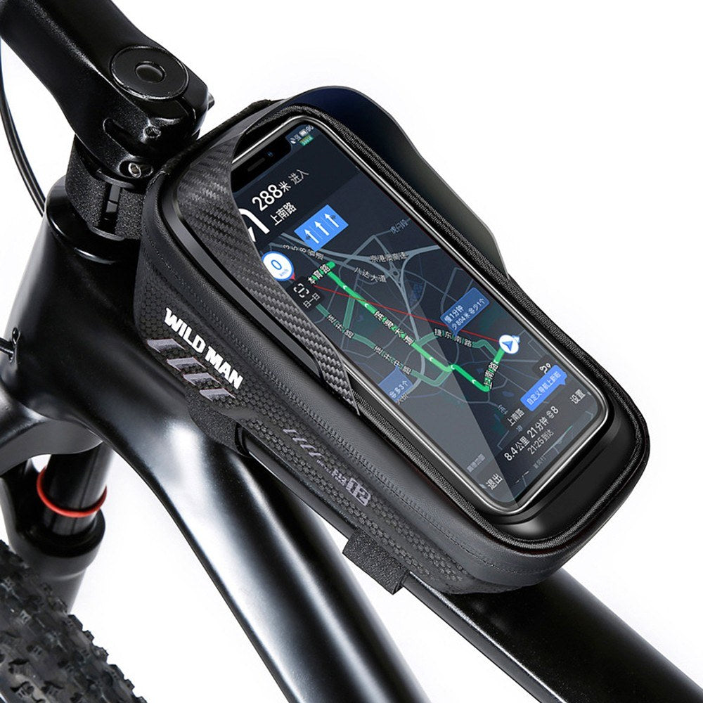 WILD MAN Waterproof Bike Phone Frame Bag