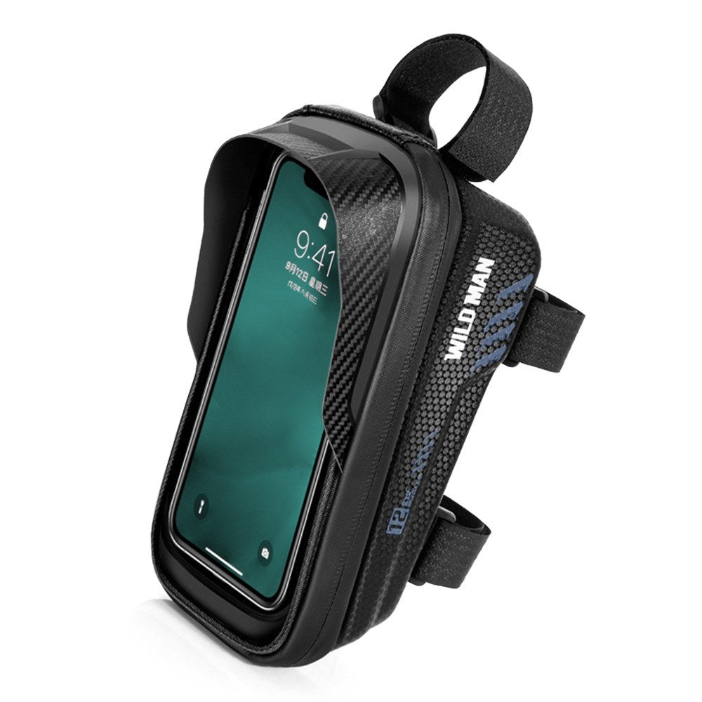 WILD MAN Waterproof Bike Phone Frame Bag