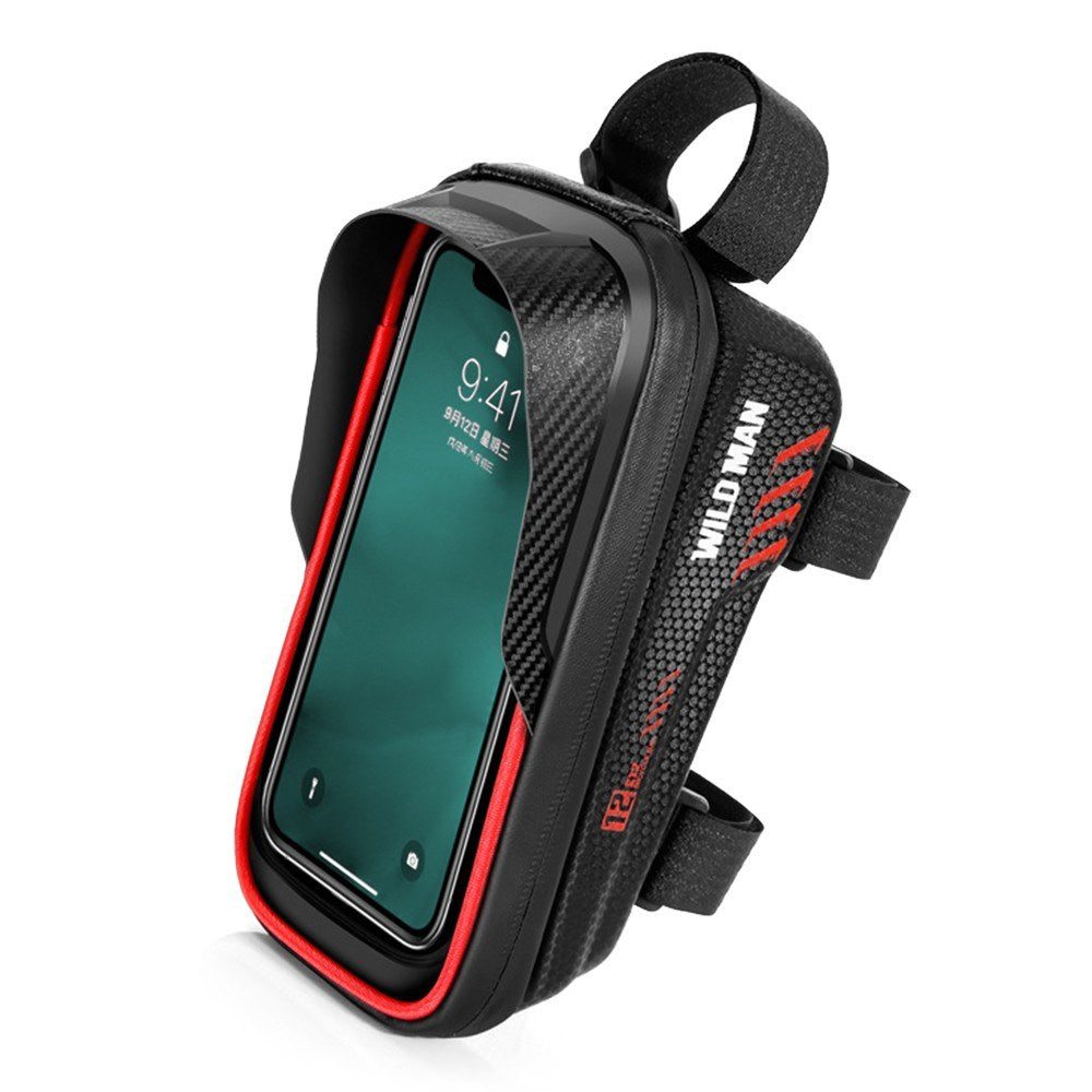 WILD MAN Waterproof Bike Phone Frame Bag