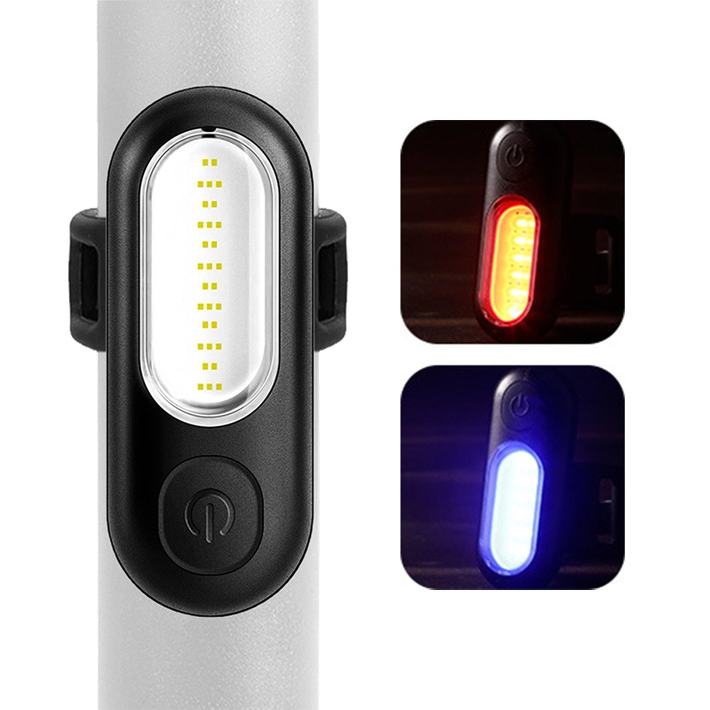 Rechargeable USB LED Bicycle Taillight Rear Warning Lamp