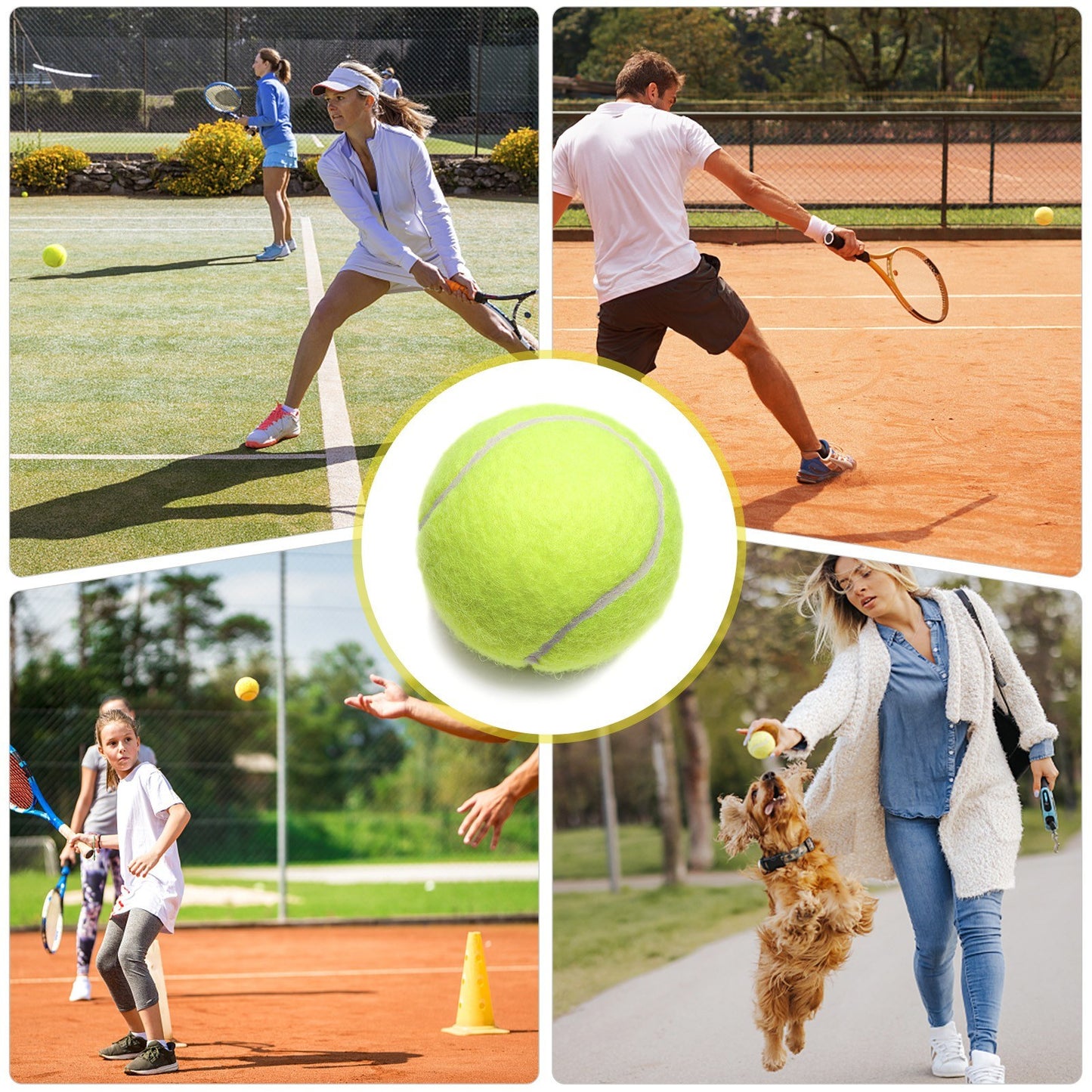 Tennis Balls 12-Pack for Pressure Matching and Training