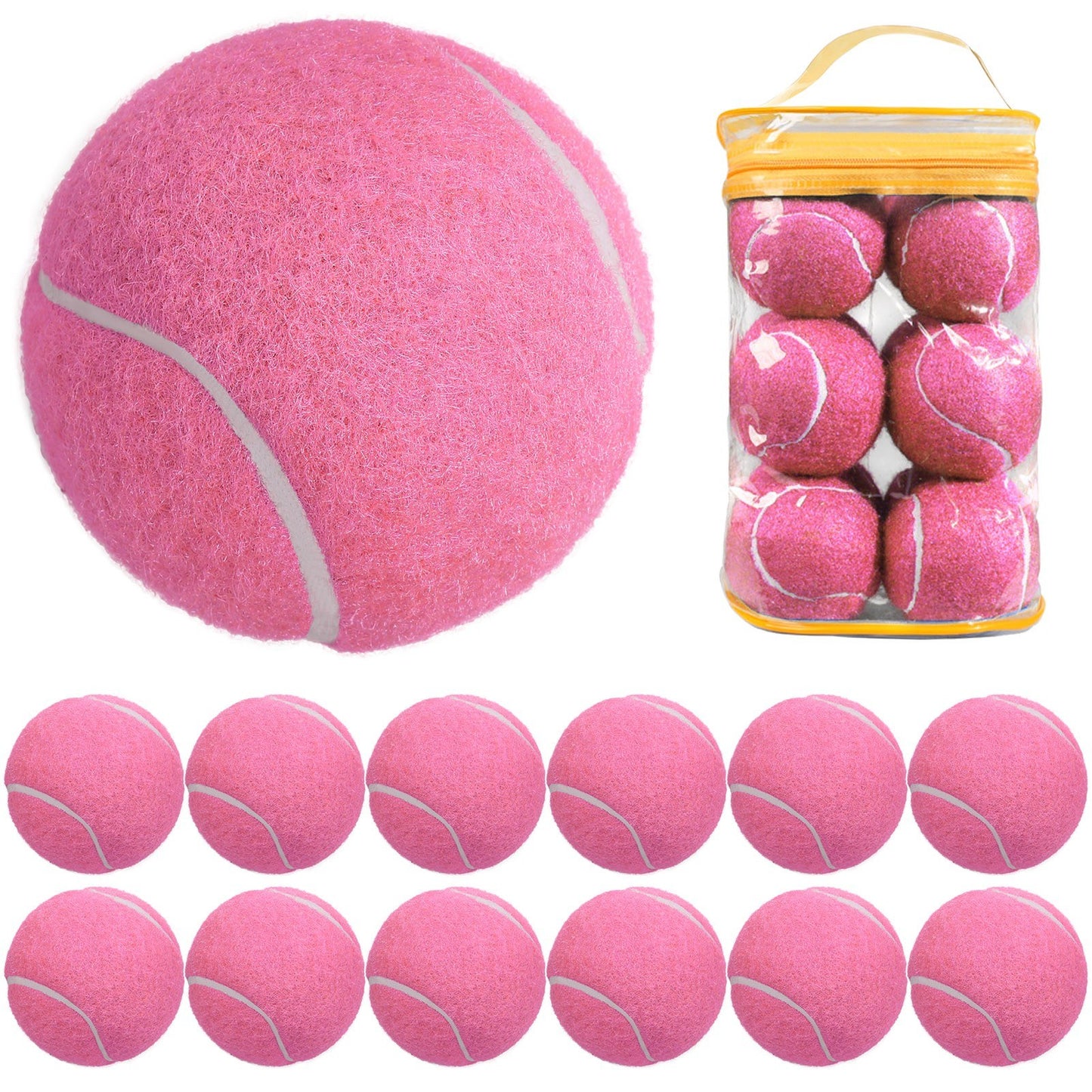 Tennis Balls 12-Pack for Pressure Matching and Training