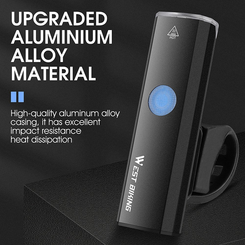 400 Lumen USB Rechargeable Waterproof Aluminum Alloy Bicycle Light