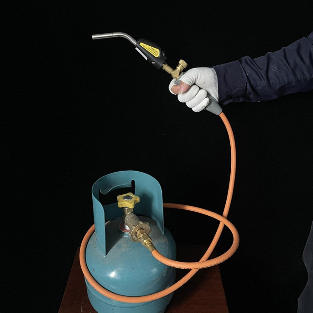 Adjustable Handheld Propane Torch with Piezo Ignition for Welding & Soldering