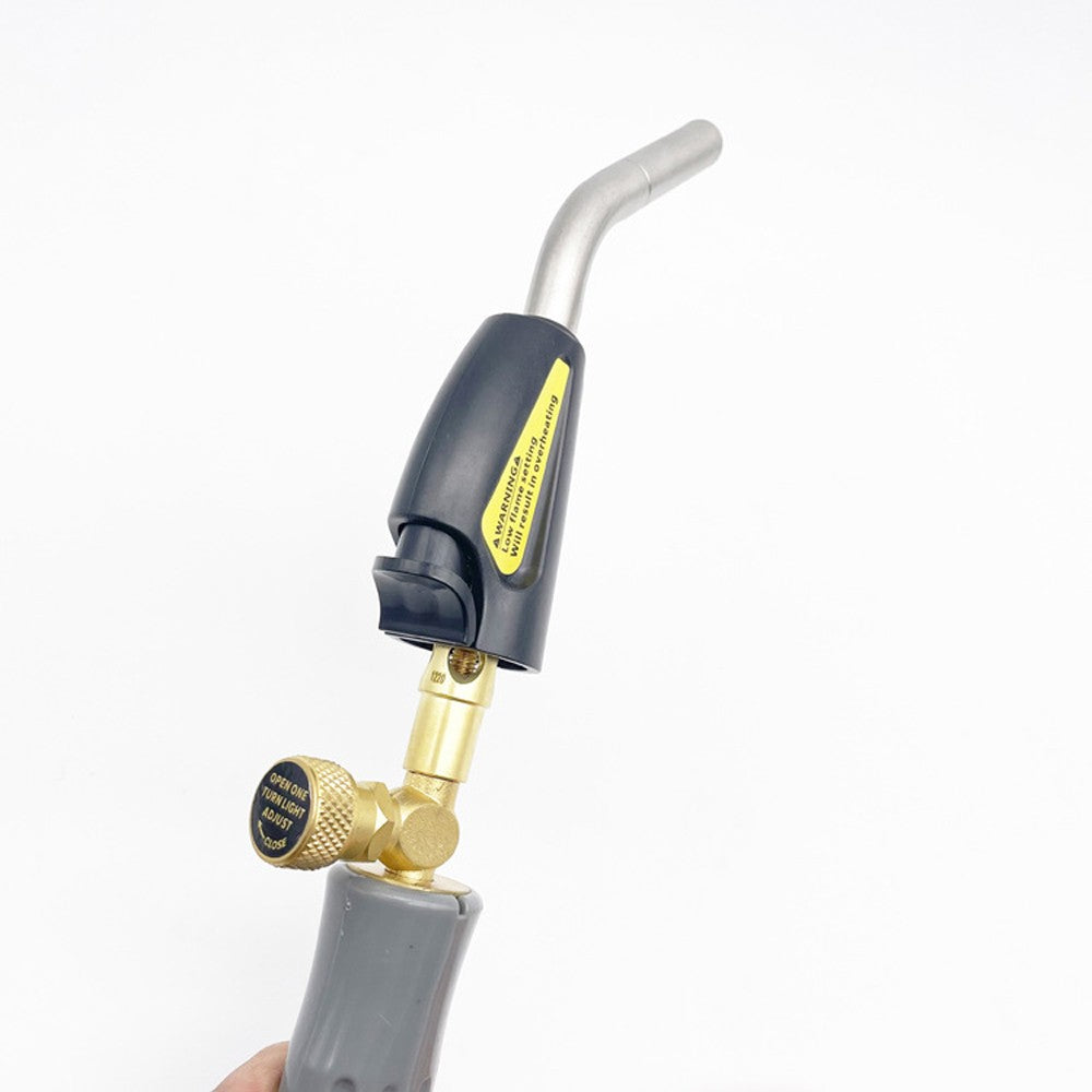 Adjustable Handheld Propane Torch with Piezo Ignition for Welding & Soldering