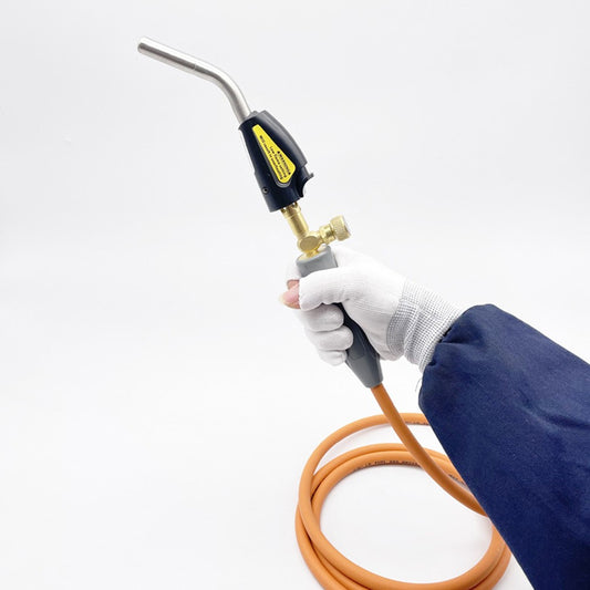 Adjustable Handheld Propane Torch with Piezo Ignition for Welding & Soldering