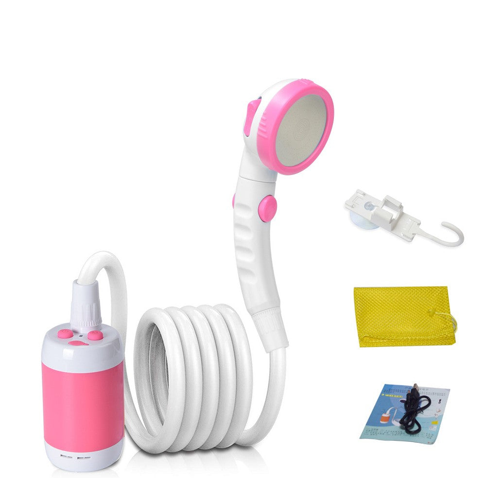 IPX7 Waterproof Portable Electric Camping Shower with 5000mAh Rechargeable Battery
