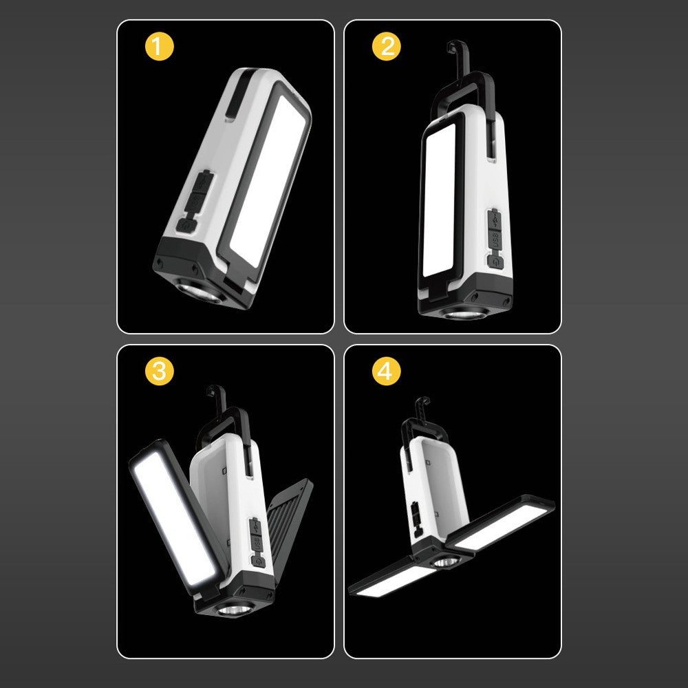 Portable 1200mAh Camping Work Light & Power Bank