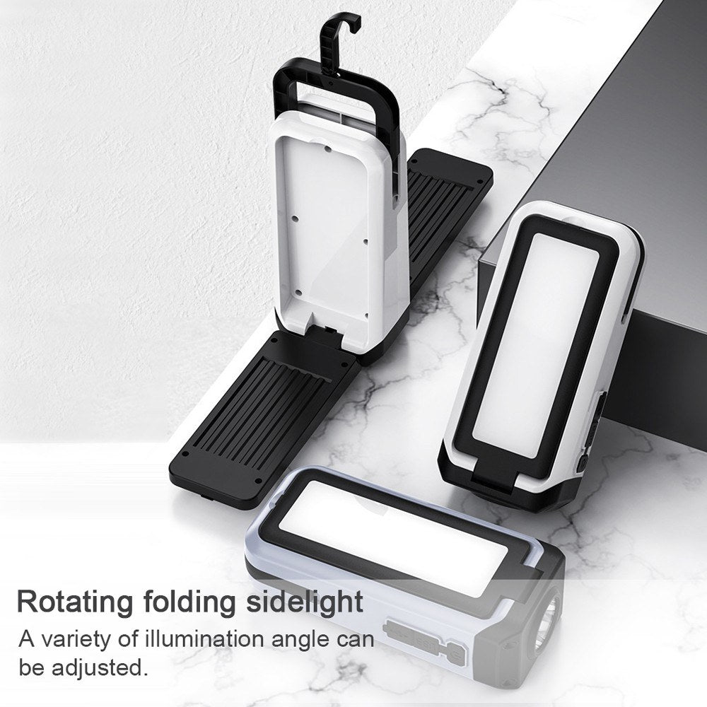 Portable 1200mAh Camping Work Light & Power Bank