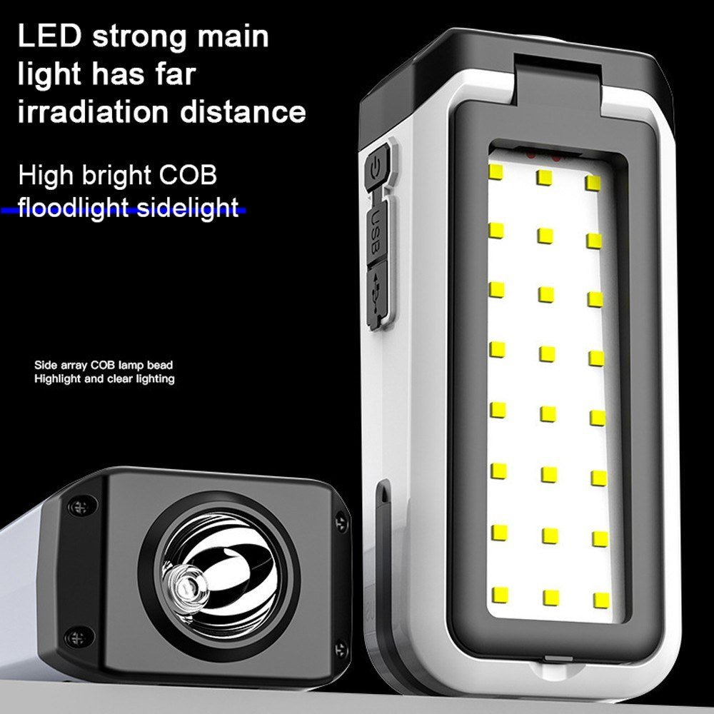 Portable 1200mAh Camping Work Light & Power Bank