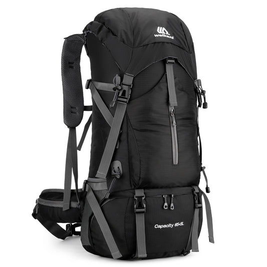 Weikani 70L Water-Resistant Hiking & Camping Backpack with Rain Cover