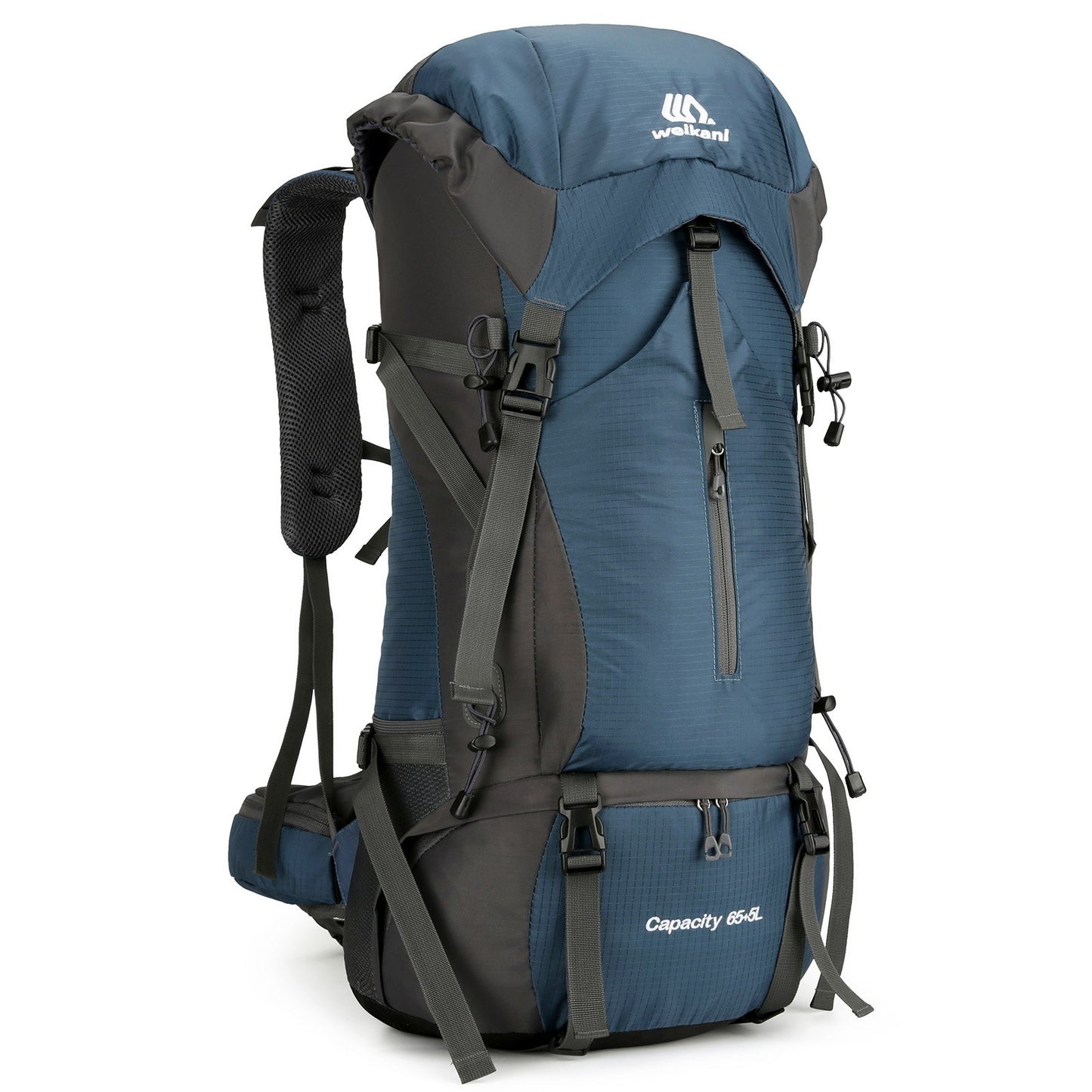 Weikani 70L Water-Resistant Hiking & Camping Backpack with Rain Cover