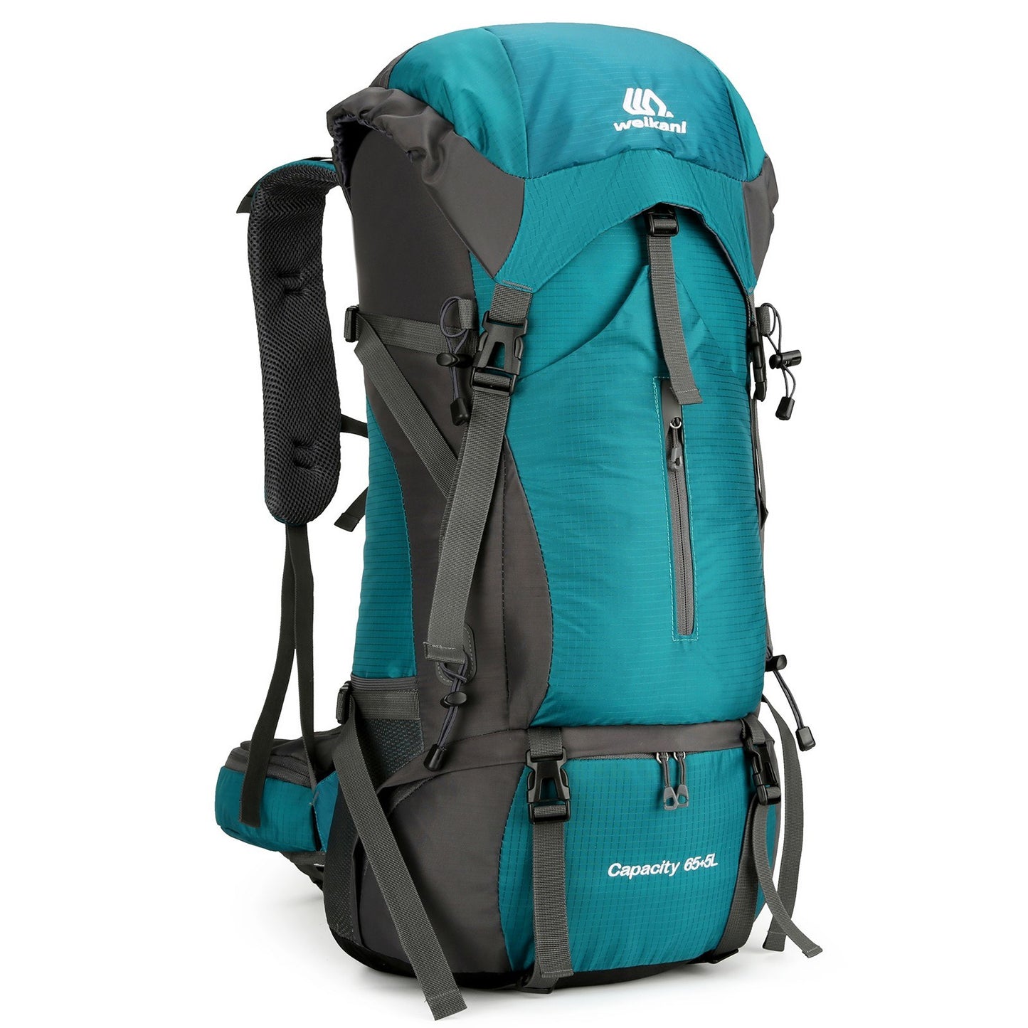 Weikani 70L Water-Resistant Hiking & Camping Backpack with Rain Cover