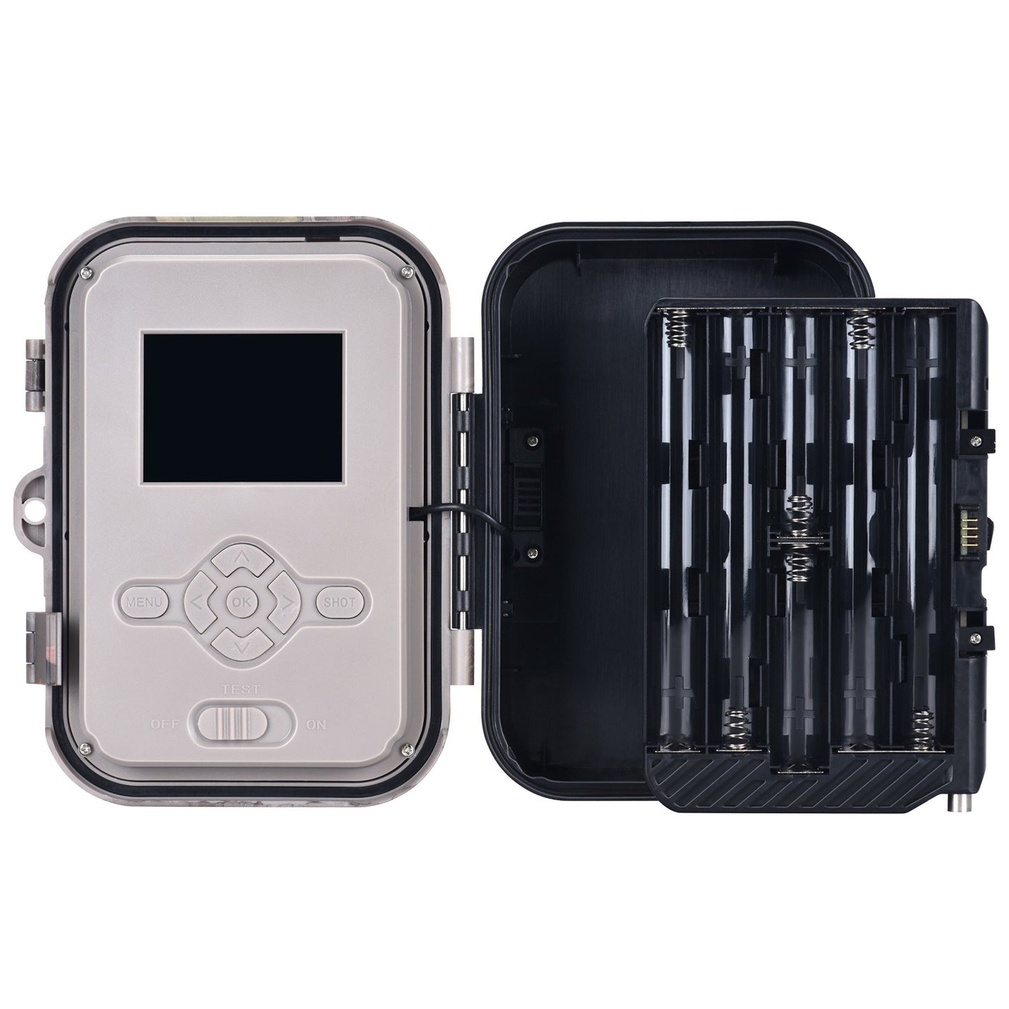 4K 36MP Dual Lens Trail Camera with 2.4 TFT Screen, Motion Activated, No Glow Night Vision, for Wildlife and Farm Security