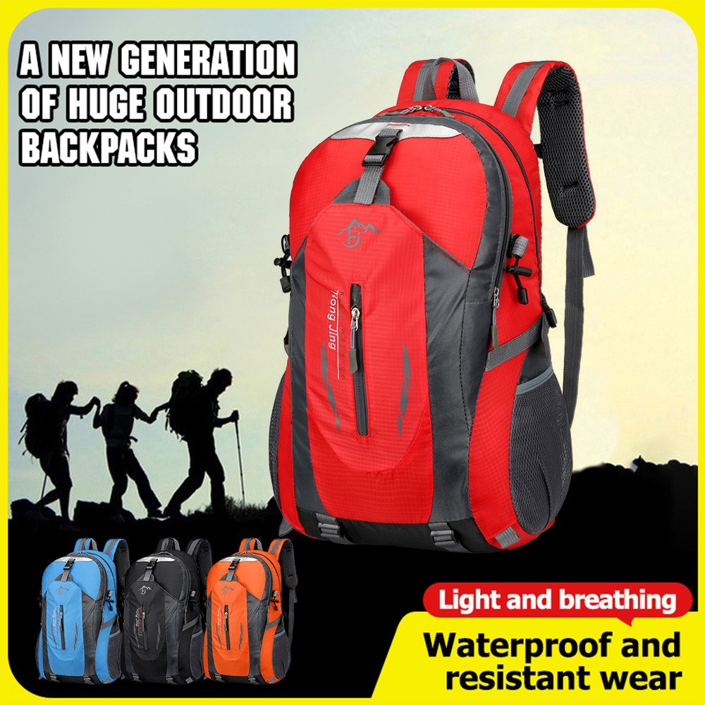 40L Lightweight Waterproof Hiking Daypack Travel Backpack
