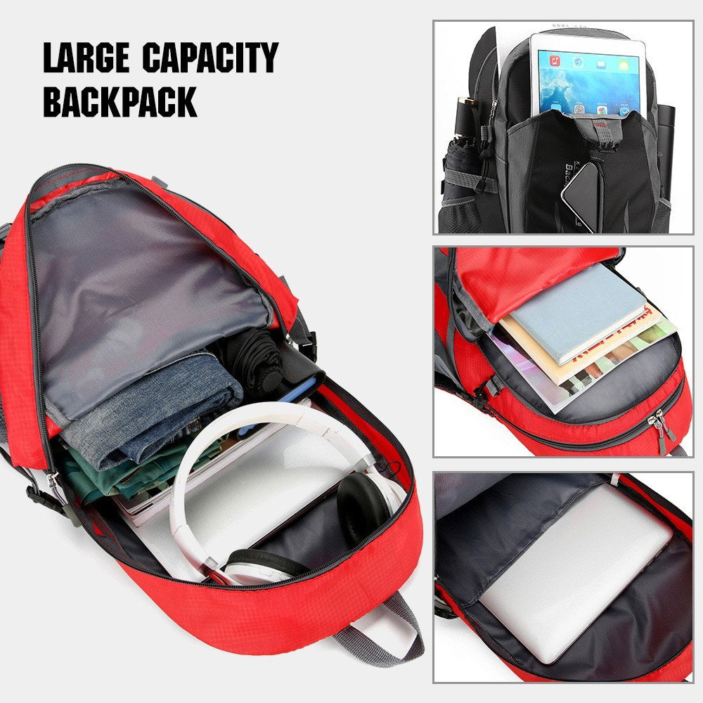 40L Lightweight Waterproof Hiking Daypack Travel Backpack