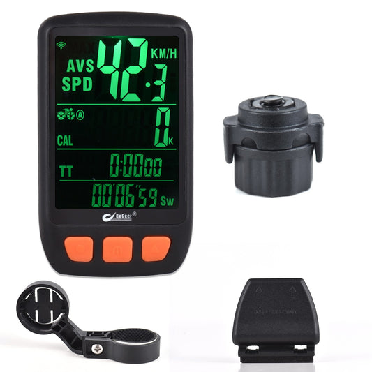 BOGEER Wireless Digital Bike Speedometer with 2.8in LCD Backlight