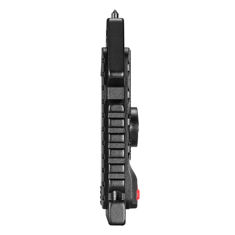 Compact Multi-functional Keychain: LED Flashlight, Whistle, Window Breaker, Bottle Opener, Waterproof & Rechargeable