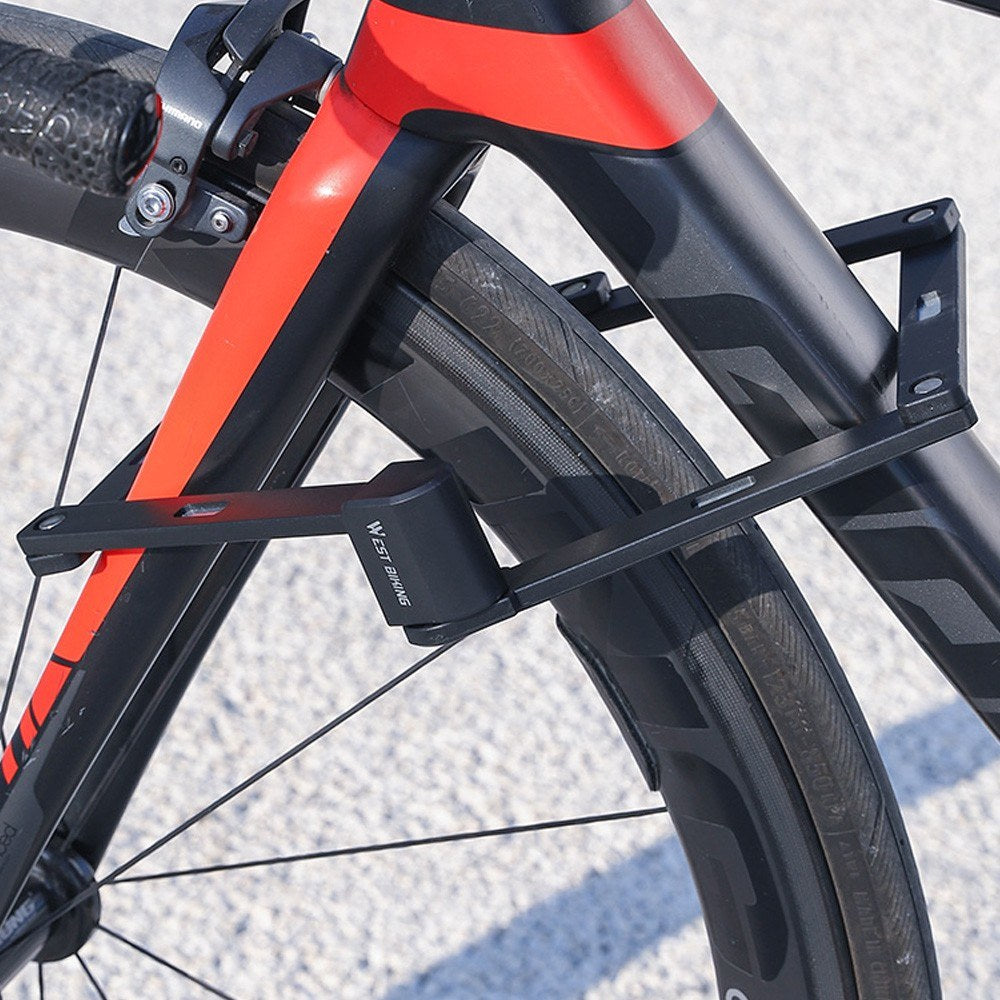 WEST BIKING Foldable Anti-Theft Bike Lock for Electric Bikes, Bicycles, and Motorcycles