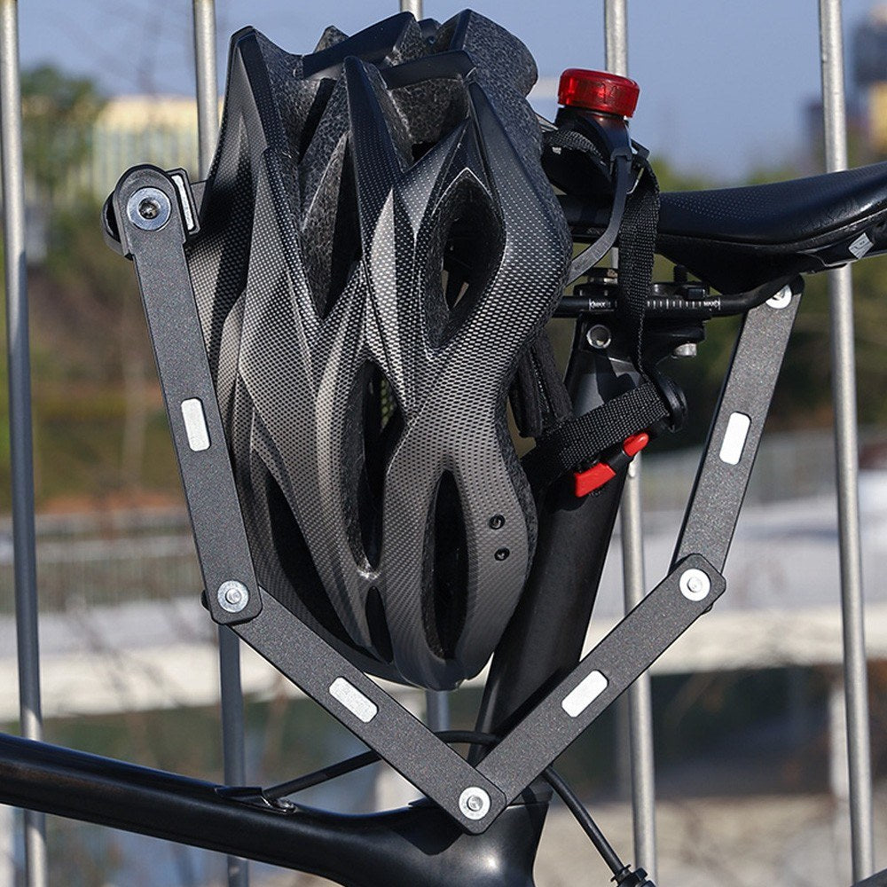 WEST BIKING Foldable Anti-Theft Bike Lock for Electric Bikes, Bicycles, and Motorcycles