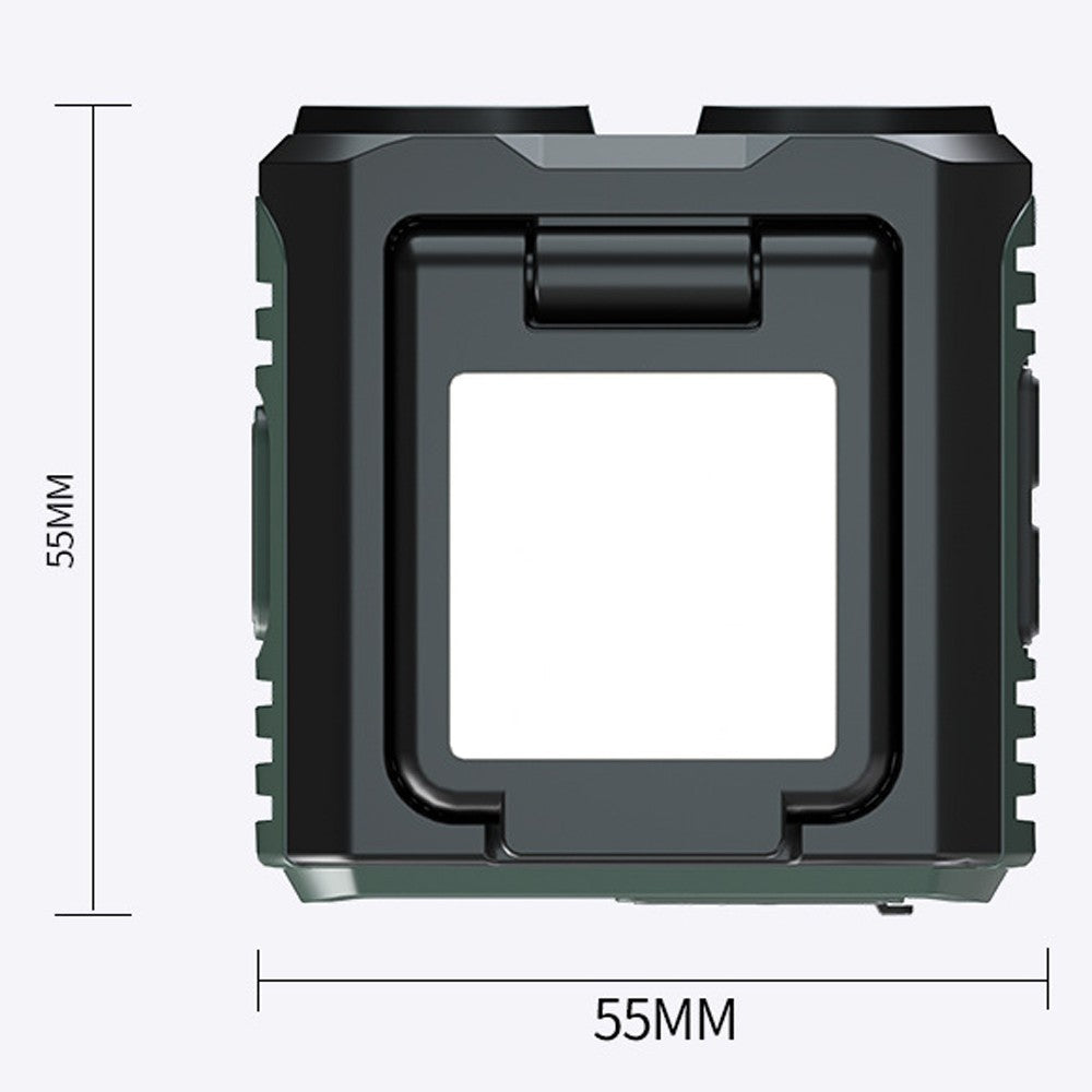 USB Rechargeable Wave Sensing Headlamp - Waterproof Clip-On Hat Light for Camping & Fishing