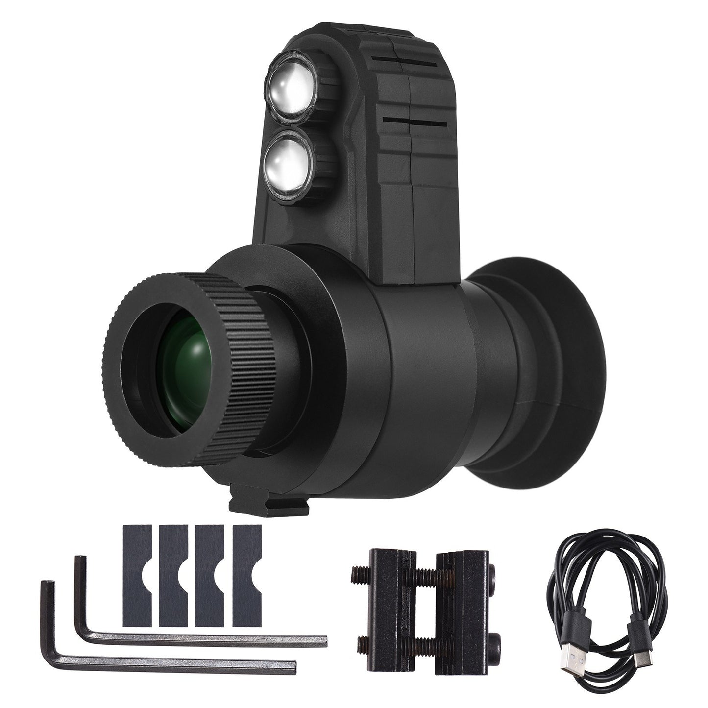 Digital Night Vision Monocular with Cross Cursor & 300m Infrared Scope