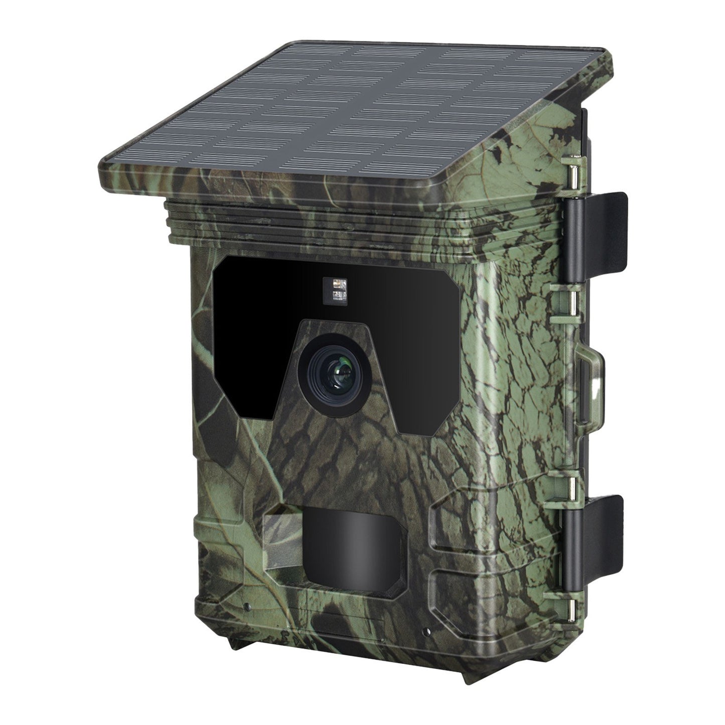 4G Solar Hunting Camera with 2.0-inch TFT, 2K 30MP, Infrared, APP Remote & Online Video
