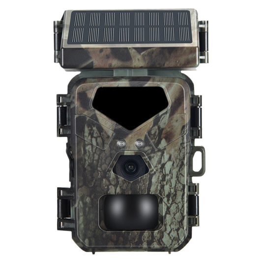20MP Solar-Powered Hunting Camera, 1080P IP65, 0.45s Trigger, Infrared Night Vision, Motion-Activated, 60° Detection, 32GB Card