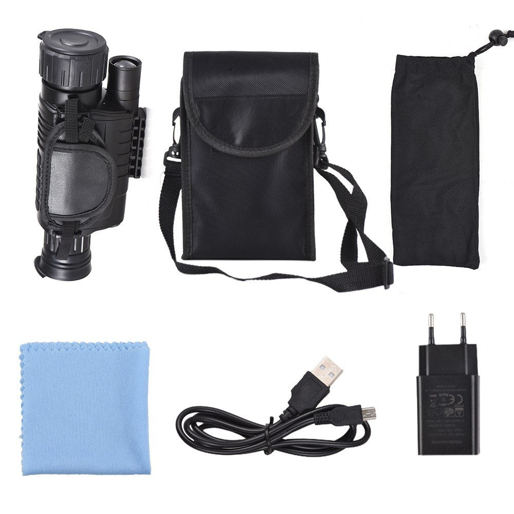 5X40 Infrared Digital Monocular Night Vision Telescope for Wildlife Observation, Camping, Surveillance, and Caving