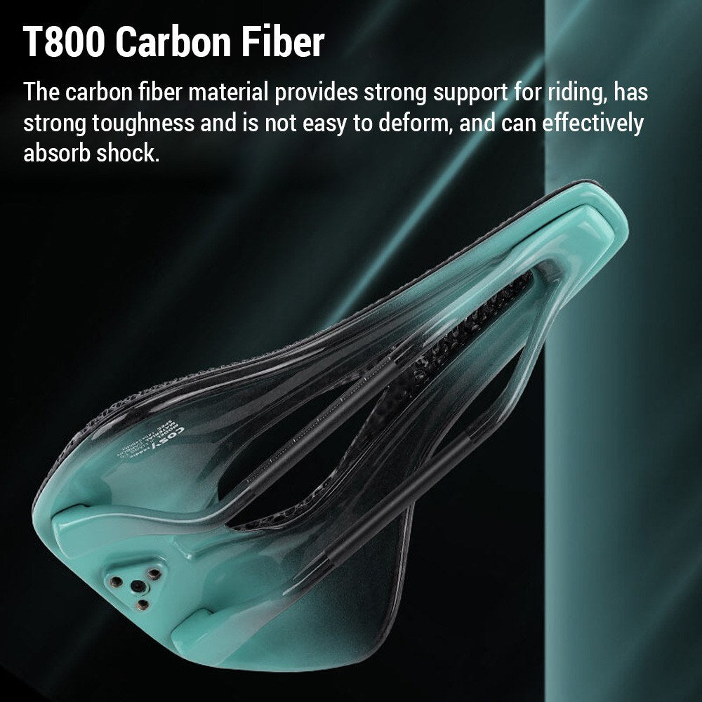 Ultralight 3D Printed Carbon Fiber Bicycle Saddle - Breathable Road Bike Seat by WEST BIKING