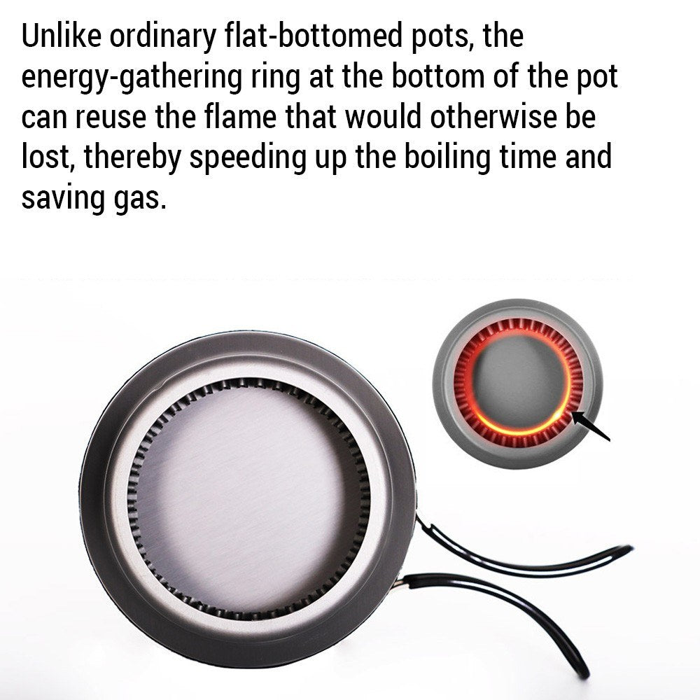 Portable Windproof Camping Stove and Cookware Set