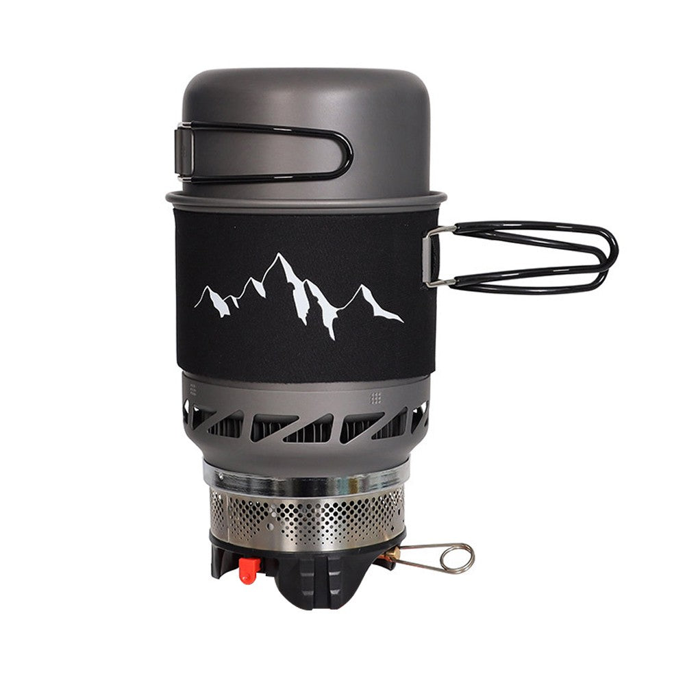 Portable Windproof Camping Stove and Cookware Set