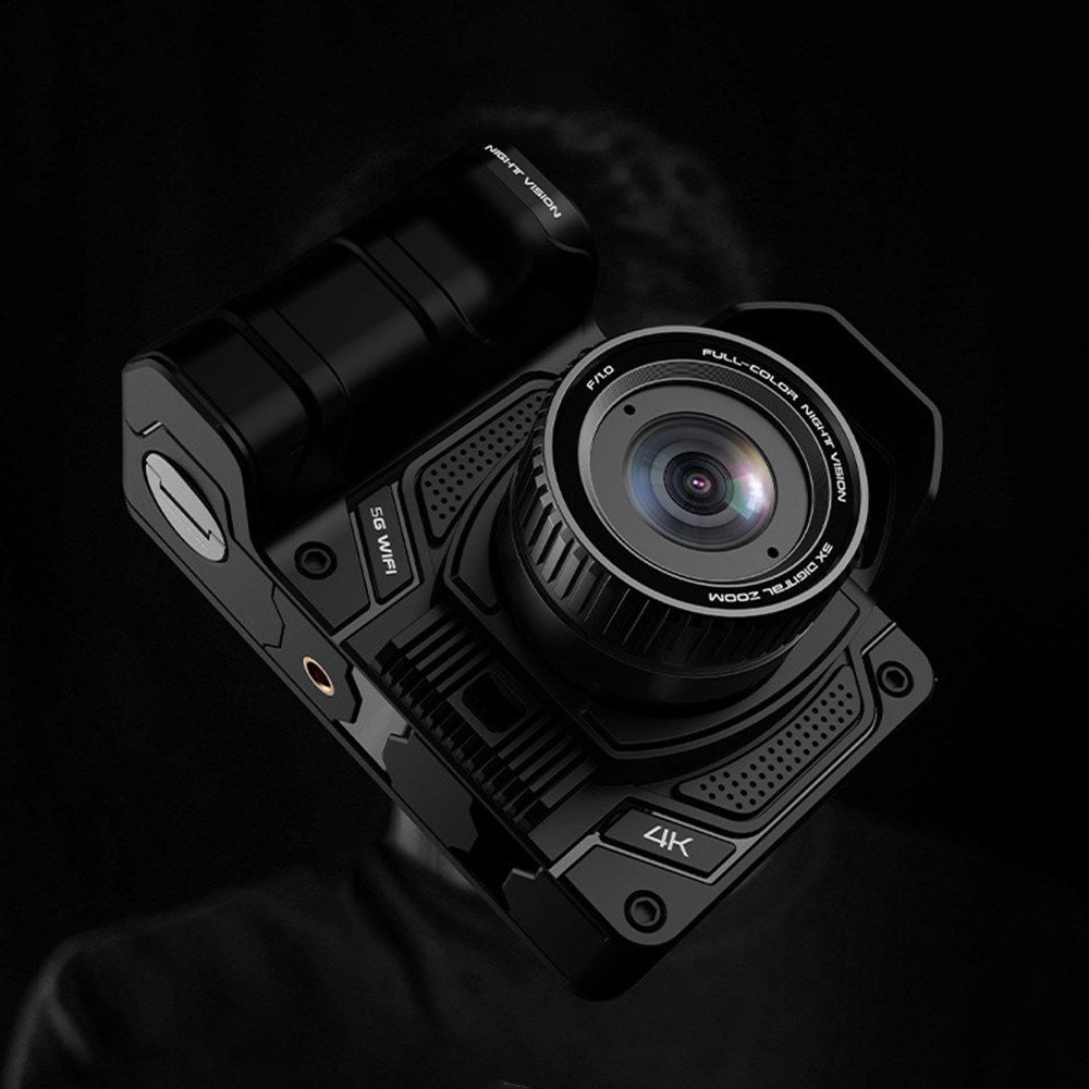 Night Vision Goggles with 4.2-Inch OLED Screen, 4K 40MP Camera, 7-Level Infrared, 10X Zoom, 5G WiFi, 64GB Memory Card