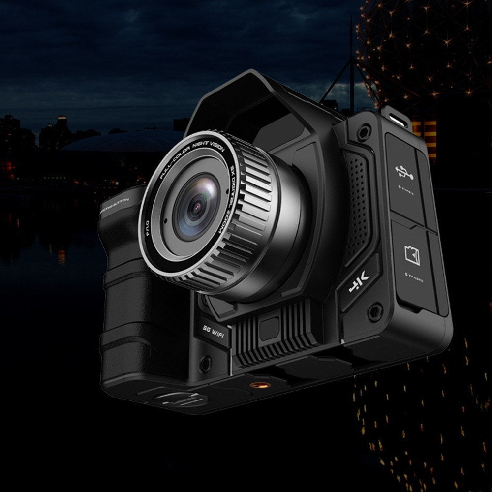 Night Vision Goggles with 4.2-Inch OLED Screen, 4K 40MP Camera, 7-Level Infrared, 10X Zoom, 5G WiFi, 64GB Memory Card