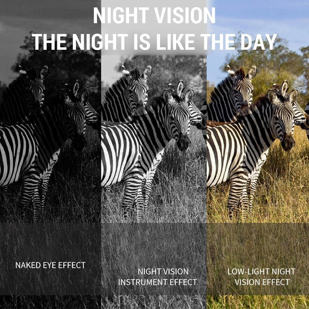 4K Infrared Night Vision Binoculars with 10X Digital Zoom & 3-Inch Screen, WiFi Enabled