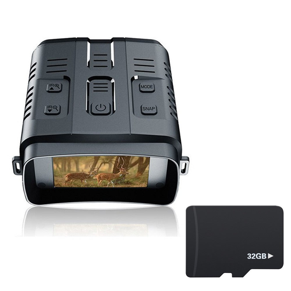 4K Infrared Night Vision Binoculars with 10X Digital Zoom & 3-Inch Screen, WiFi Enabled