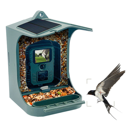 1080P Solar WiFi Smart Bird Feeder Camera - Wireless & Waterproof Bird Watching