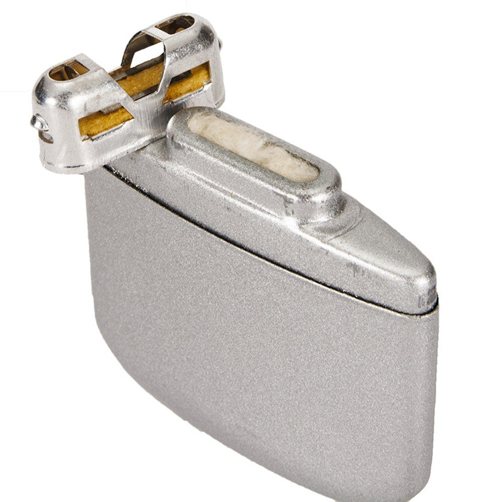 Portable Metal Pocket Hand Warmer with Pouch for Outdoor Activities