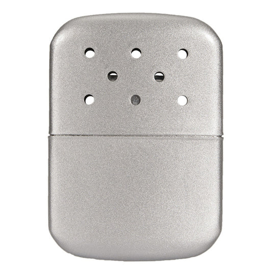 Portable Metal Pocket Hand Warmer with Pouch for Outdoor Activities