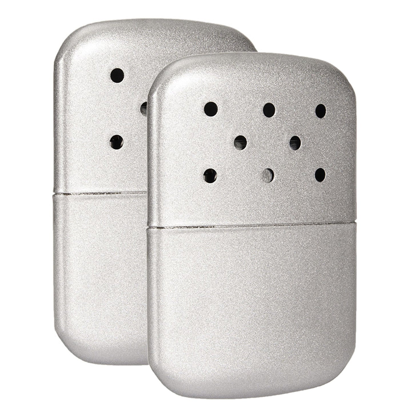 Portable Metal Pocket Hand Warmer with Pouch for Outdoor Activities