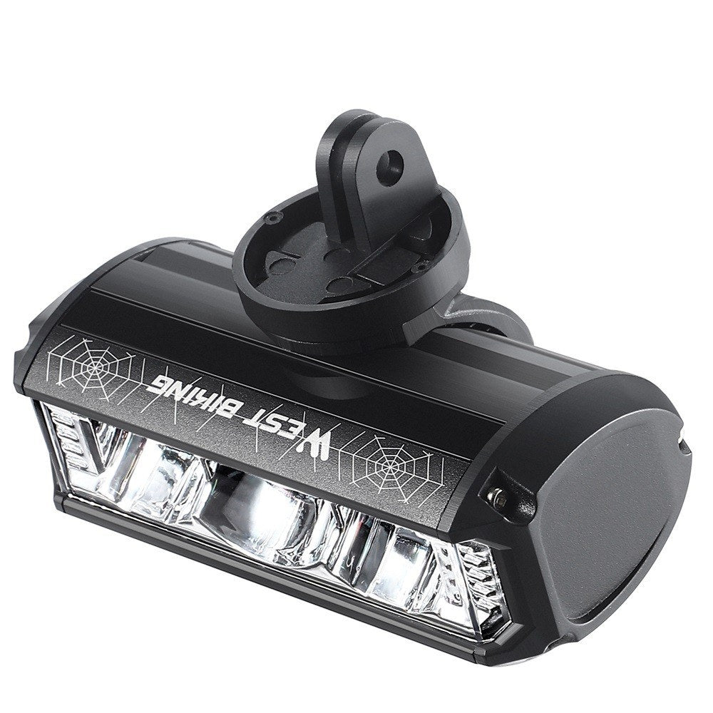 WEST BIKING 1750 Lumen Aluminum USB Rechargeable Road Bike Handlebar Light