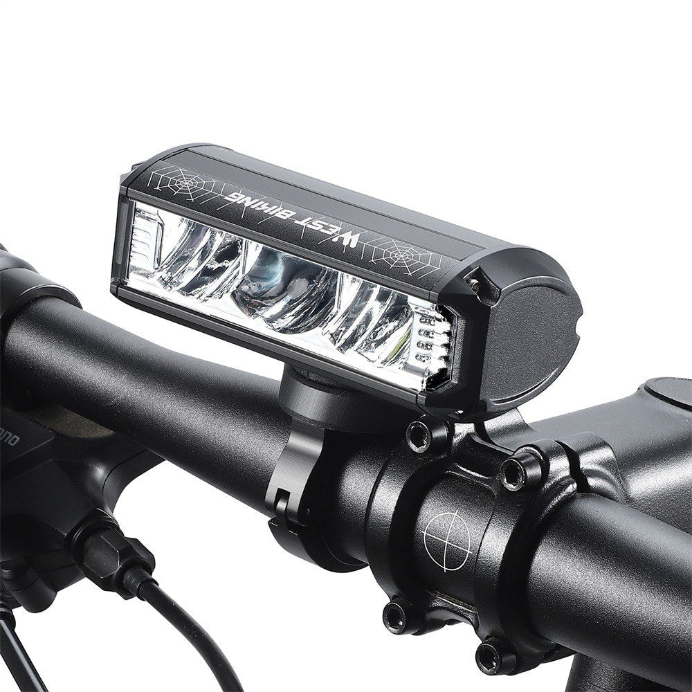 WEST BIKING 1750 Lumen Aluminum USB Rechargeable Road Bike Handlebar Light