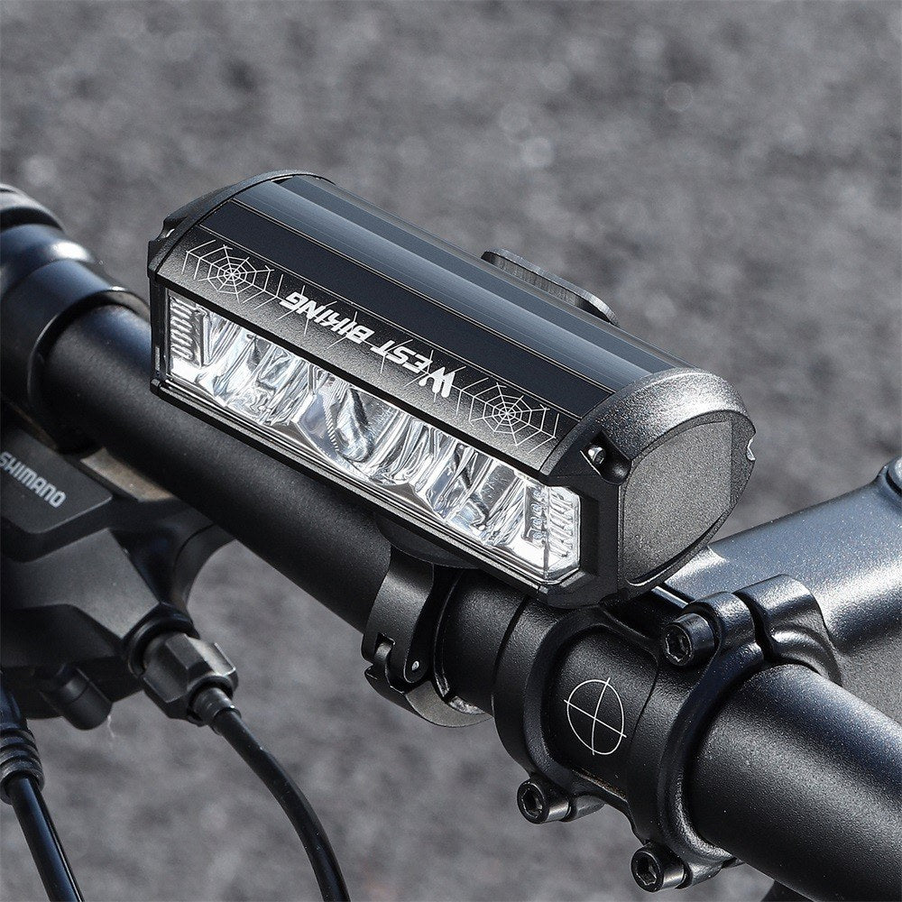 WEST BIKING 1750 Lumen Aluminum USB Rechargeable Road Bike Handlebar Light
